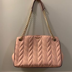 Kate Spade Briar Lane Quilted Blush Shoulder Bag. 🌸